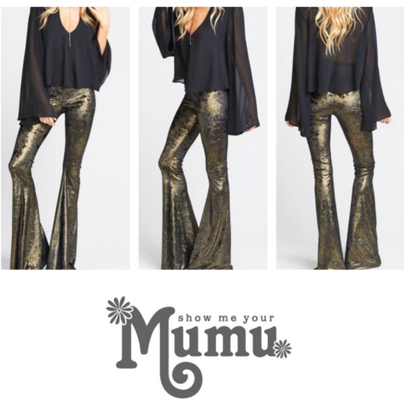 Show Me Your MuMu Pants - NWT ~ Show Me Your Mumu Bam Bam  Bell Leg Pants